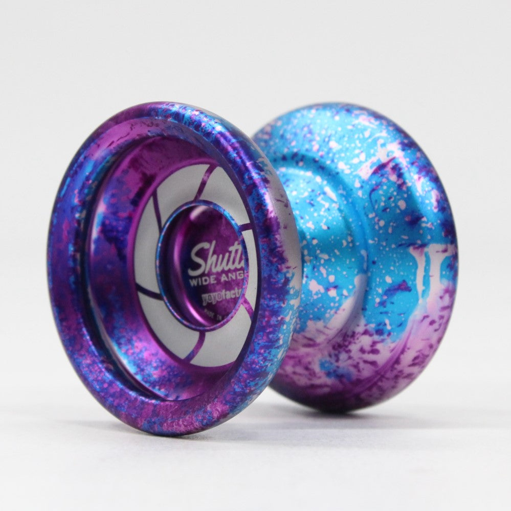 YoYoFactory Wide Angle Shutter Yo-Yo Blasted Aluminum Finish — view 4