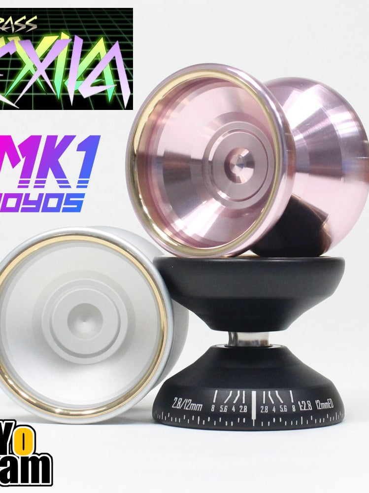 MK1 YOYOS Brass Exia Yo-Yo - Brass Weight Ring - Bi-Metal YoYo