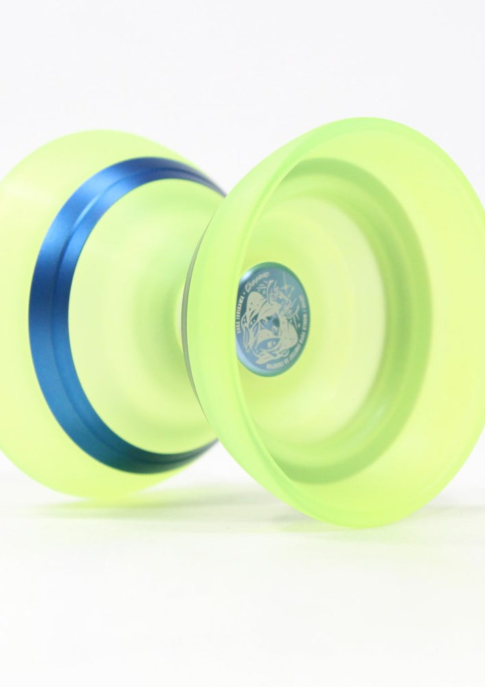 C3yoyodesign Stellar IX Yo-Yo - Polycarbonate with Stainless Steel Ring - Sora Ishikawa Signature YoYo — view 5