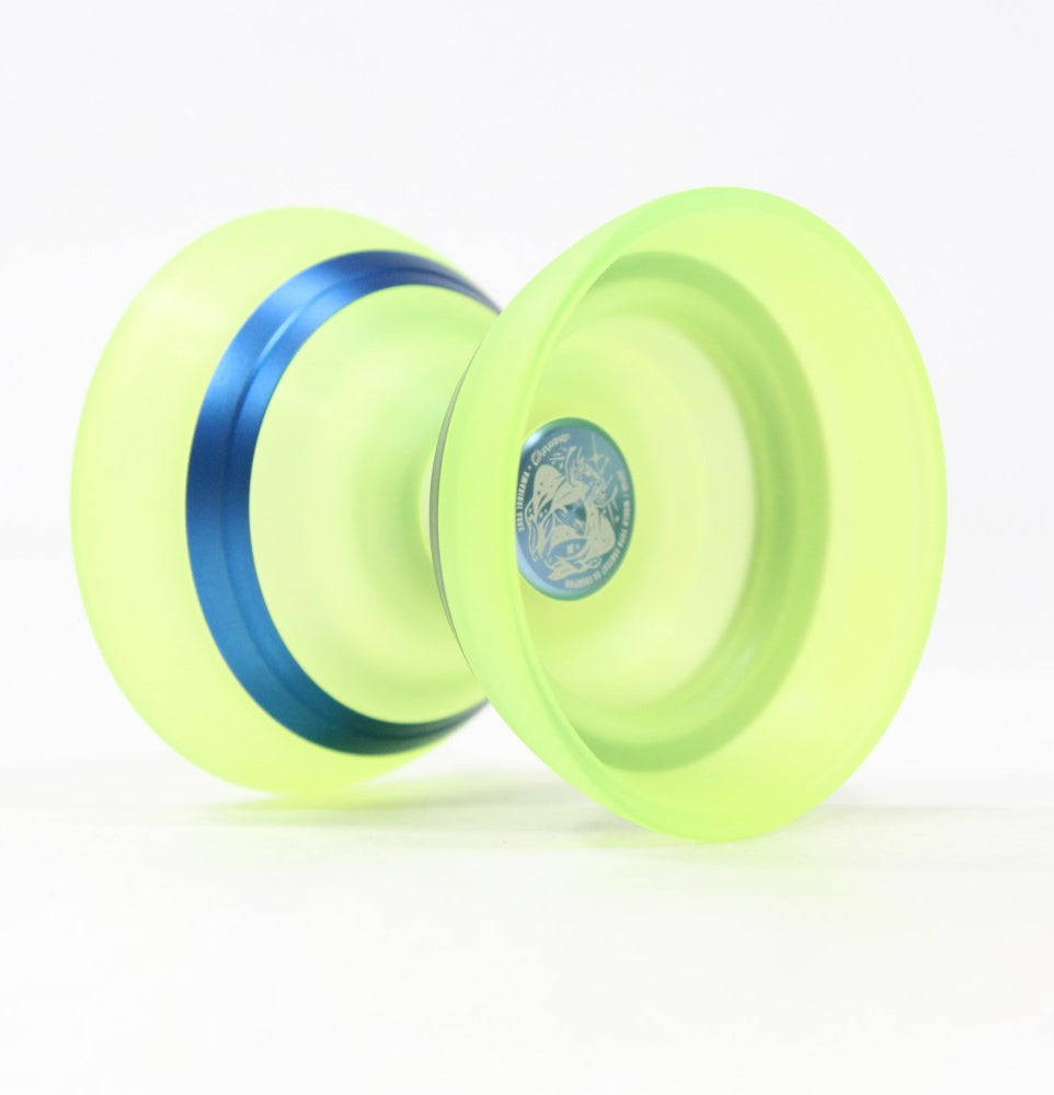 C3yoyodesign Stellar IX Yo-Yo - Polycarbonate with Stainless Steel Ring - Sora Ishikawa Signature YoYo — view 5