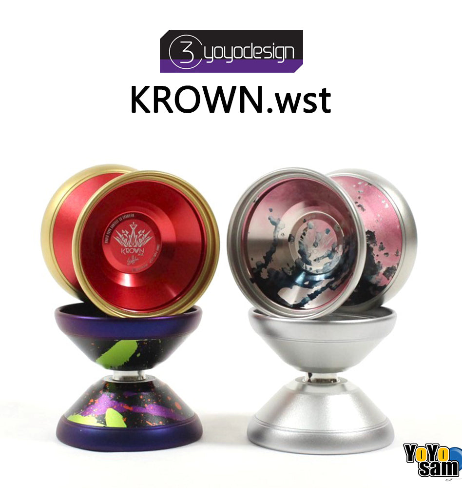 C3yoyodesign KROWN.wst Yo-Yo - Bi-Metal Wide Style - Shinya Kido Signature YoYo