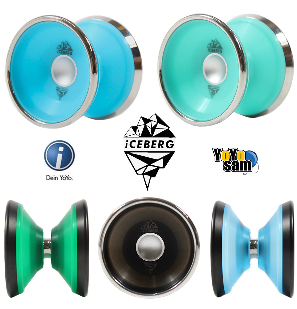 iYoYo iCEBERG Yo-Yo- CNC Polycarbonate Body with Stainless Steel Rings