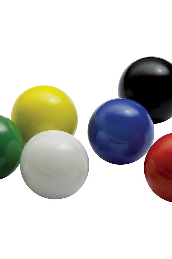 Mega Game Glass Marbles - Replacement Marbles for Chinese Checkers - Standard Size of 14mm - Set of 30