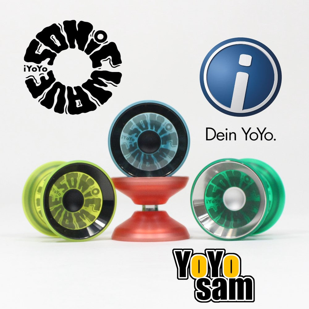 iYoYo SONicWAVE YoYo Stainless Steel Rings Polycarbonate YoYo YoYoSam