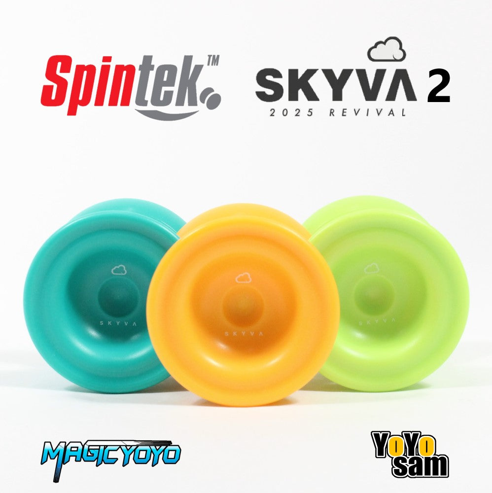 Spintek x MAGICYOYO Skyva 2 Yo-Yo - Polycarbonate Fingerspin YoYo