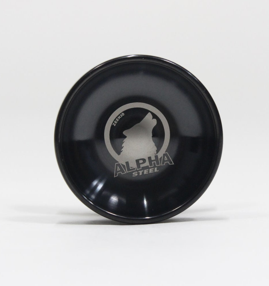 Zeekio Alpha Steel Yo-Yo - Organic Shaped Stainless Steel - Undersized YoYo with D Sized Bearing — view 3