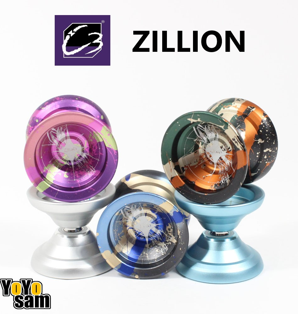 C3yoyodesign Zillion Yo-Yo - Monometal - Large Diameter and Wide Bodied YoYo