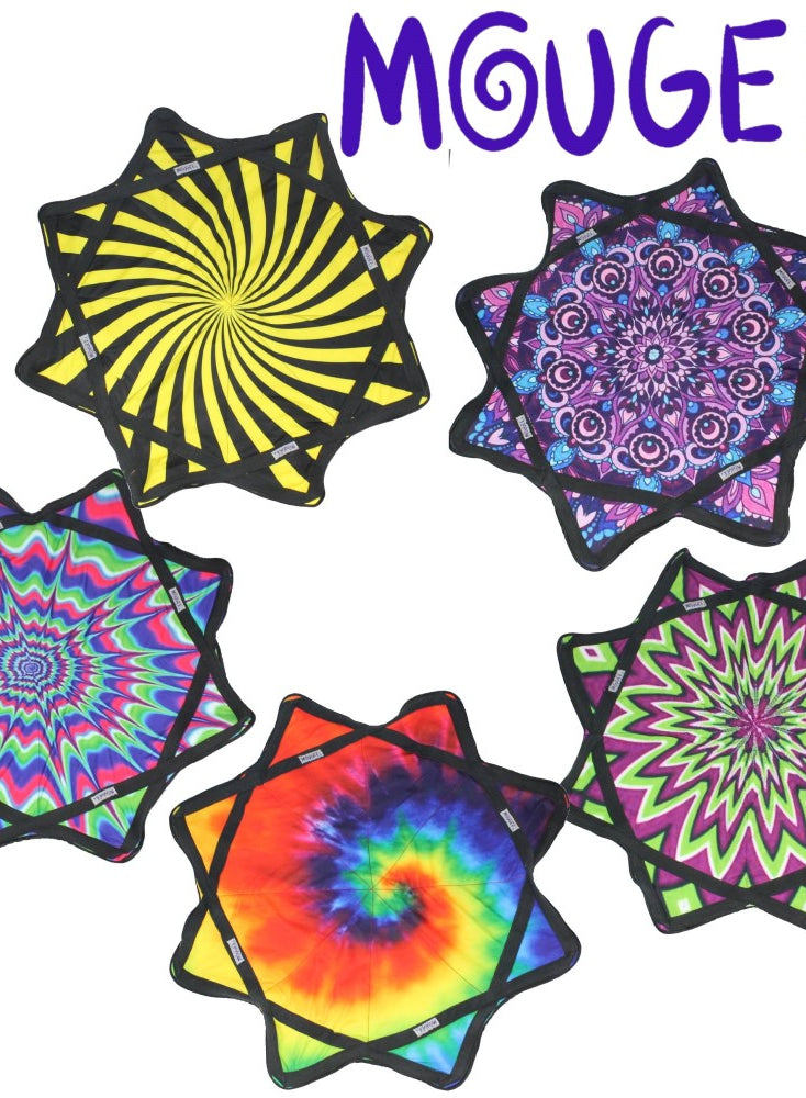 Mougee Classic Flow Star - 27" Diameter - Durable and Vibrant Patterns