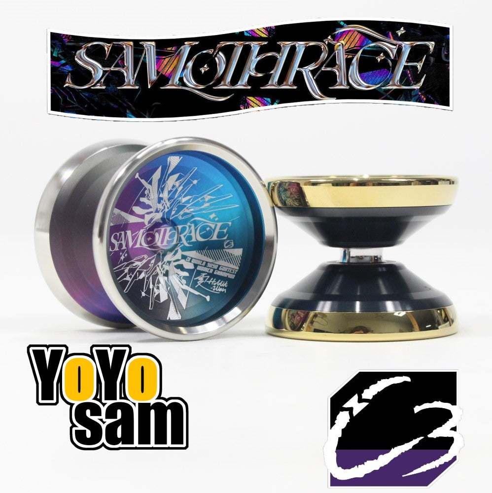 C3yoyodesign Samothrace Yo-Yo - 7075 Aluminum Bi-Metal - Hobbit Xiao Wen Wang Signature YoYo