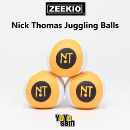 Zeekio Nick Thomas Signature Juggling Ball Set - 4 Panel 95g 63.5mm - Set of 3