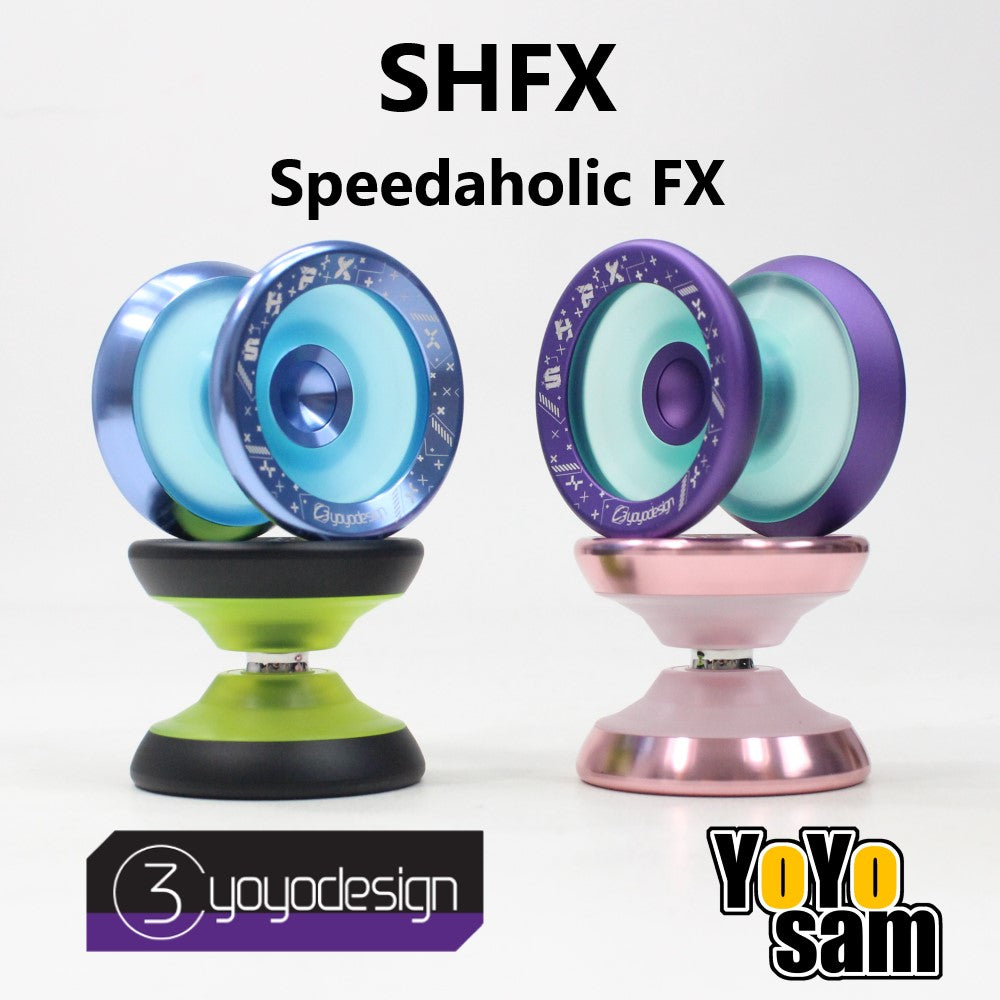 C3yoyodesign SHFX Speedaholic FX YoYo Finger Spin Extreme Hybrid