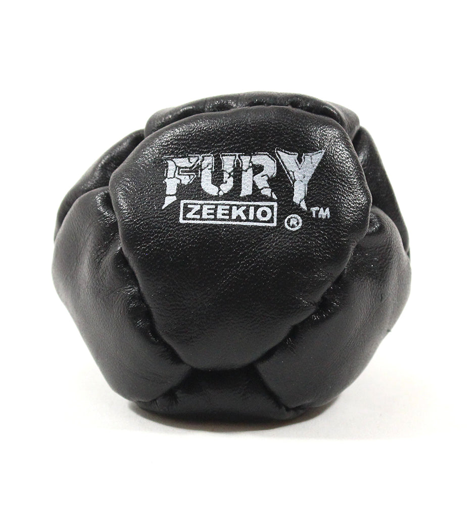 Zeekio The Fury 8 Panel Footbag - Hand Stitched Genuine Leather - Sand Filled Foot Bag