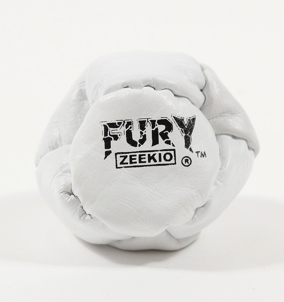 Zeekio The Fury 8 Panel Footbag - Hand Stitched Genuine Leather - Sand Filled Foot Bag — view 2