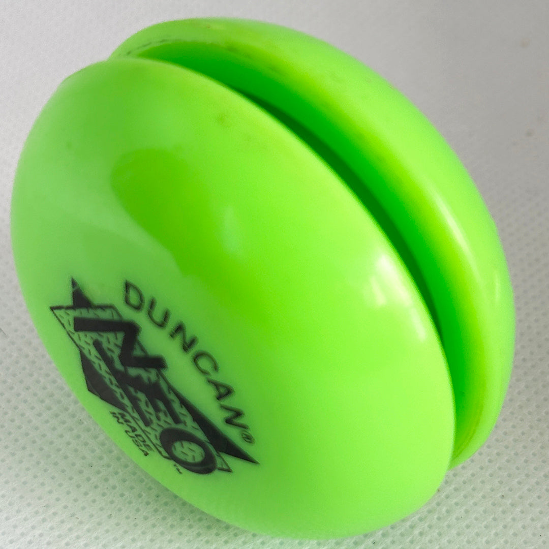 Vintage Duncan Green Neo Plastic YoYos Made in USA 90s Very Good Co