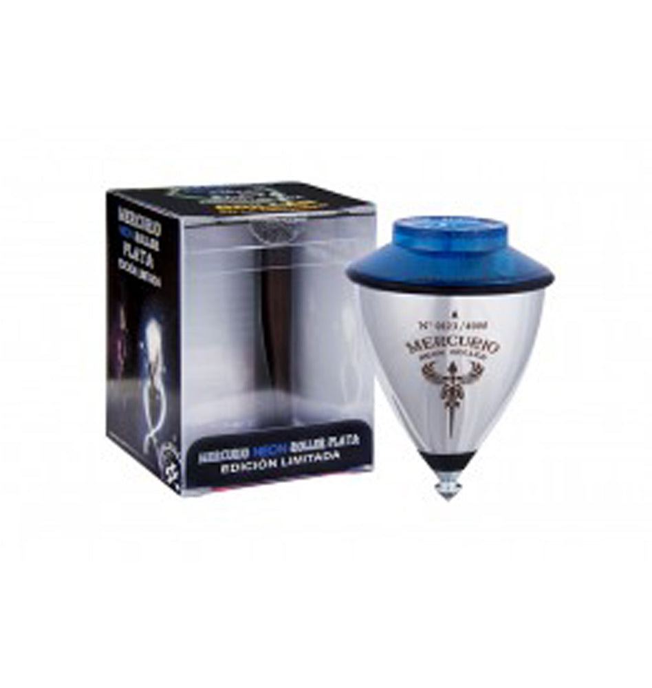 Trompos Space Mercury Neon Roller Spin Top- Bearing Tip - Limited Edition- GLOW in the Dark-