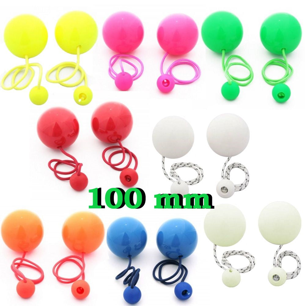 Play Pair of Contact GIGA Poi with 100mm Stage Ball