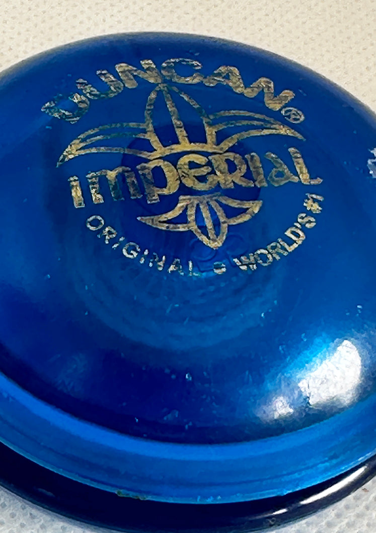 Vintage Duncan Imperial Yo-Yo - Blue- Good/fair Condition Original World's #1