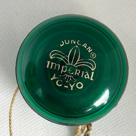 Vintage Duncan Fluer-de-lis Imperial Yo-Yo -Emerald Green- 70s Good Condition