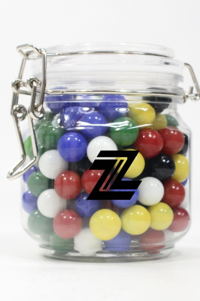 Mega Marble Replacement Game Marbles - 150 Pieces - 6 Colors of 14mm Glass Marbles — view 5