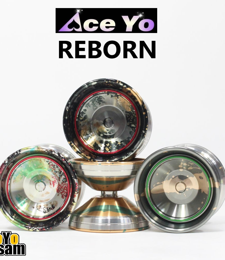 Ace Yo Reborn Yo-Yo - Bi-Metal - 7068 Aluminum with Stainless Steel Rims YoYo