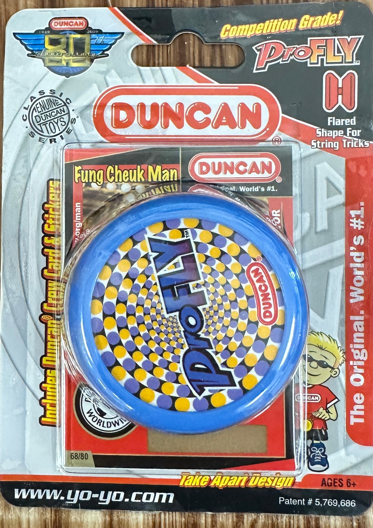 Collectable Duncan Profly Yo-Yo 80th Anniversary w/ Crew Card — view 2
