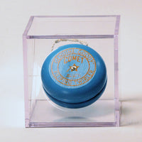 Replica Vintage Collectible Wooden Yo-Yos - Enclosed in Acrylic Display Box