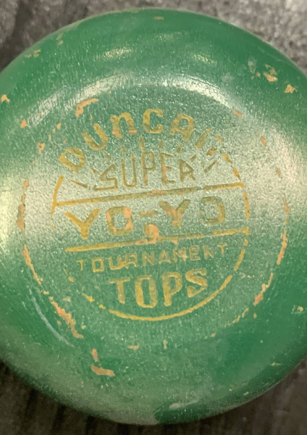 Vintage Wooden Duncan Original Super Tournament Yo-Yo 50s