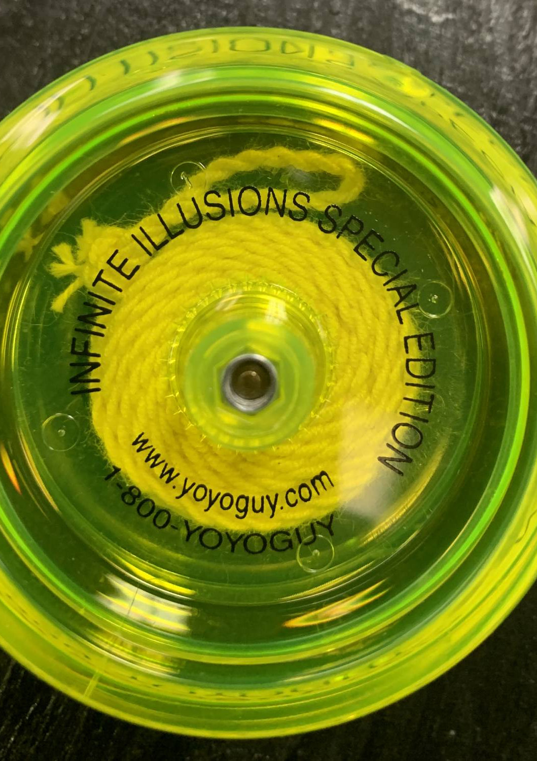 Yomega Saber Special Edition -The Yo-Yo Guy -Yellow Excellent Cond.