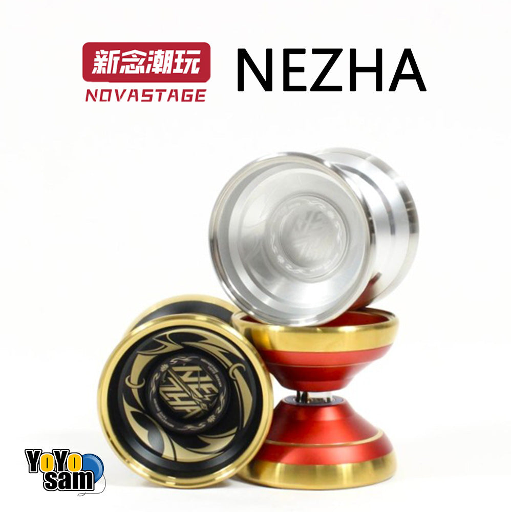 NOVASTAGE Nezha Yo-Yo - Bi-Metal YoYo with Attachable PC Rings - Zhu Hang Feng Signature