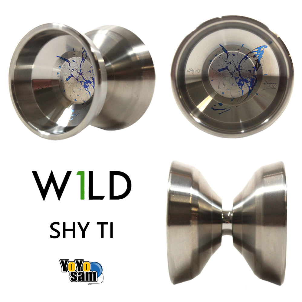 W1LD Shy Ti Yo-Yo - Titanium - Hanyang Shen Signature YoYo