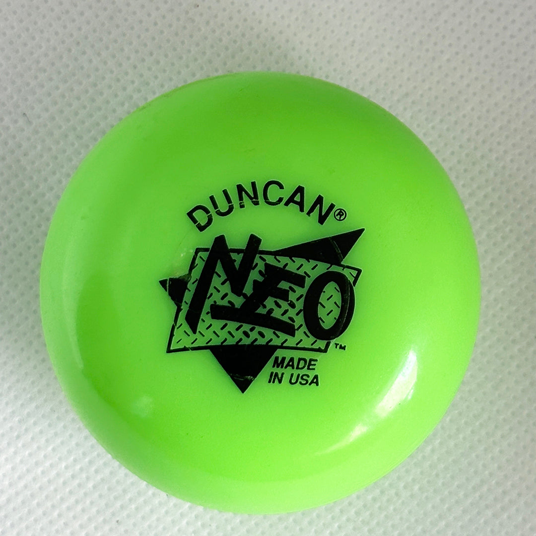 Vintage Duncan Green Neo Plastic YoYos Made in USA 90s Very Good Co