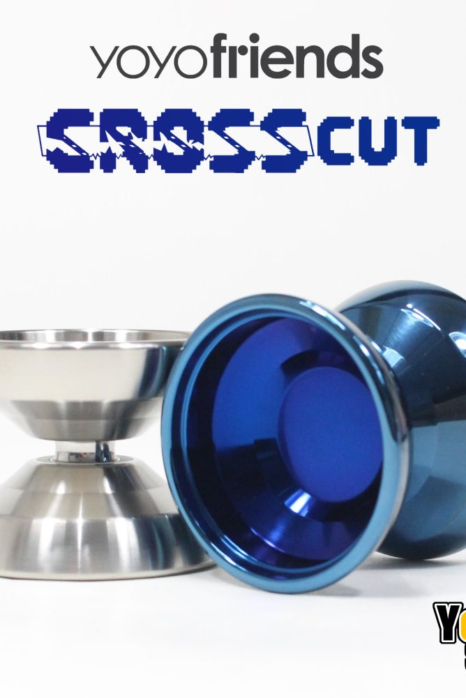 yoyofriends Crosscut Yo-Yo - Titanium with Enhanced Power and Stability YoYo