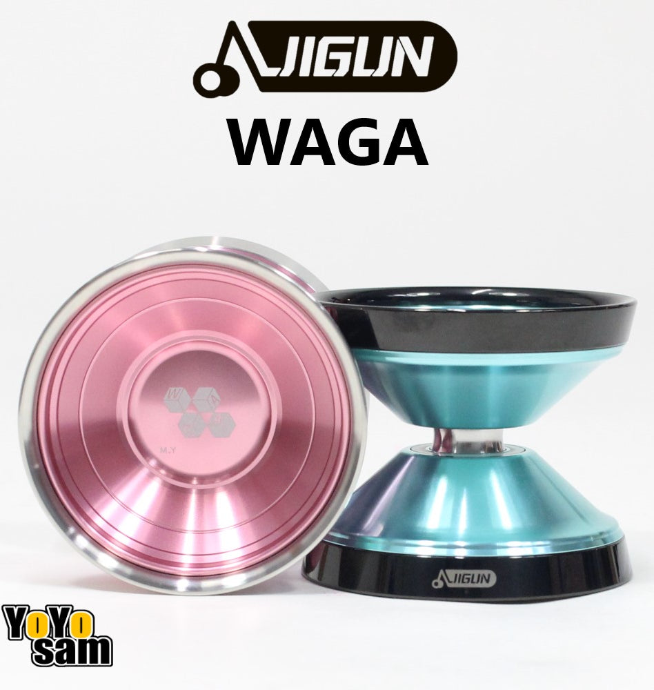 JIGUN Waga Yo-Yo - Bimetal 7075 Aluminum with Stainless Steel Rims - Yang Miao Signature YoYo