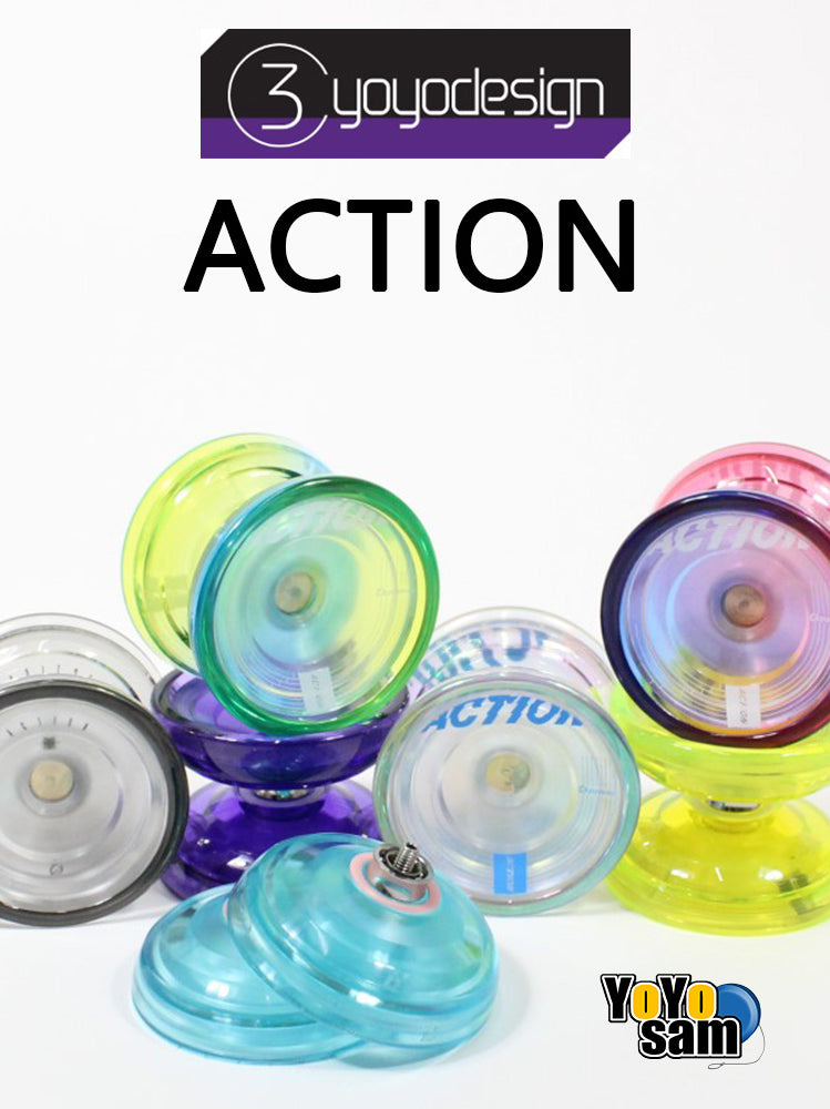 C3yoyodesign Action Yo-Yo - Plastic Fingerspin YoYo