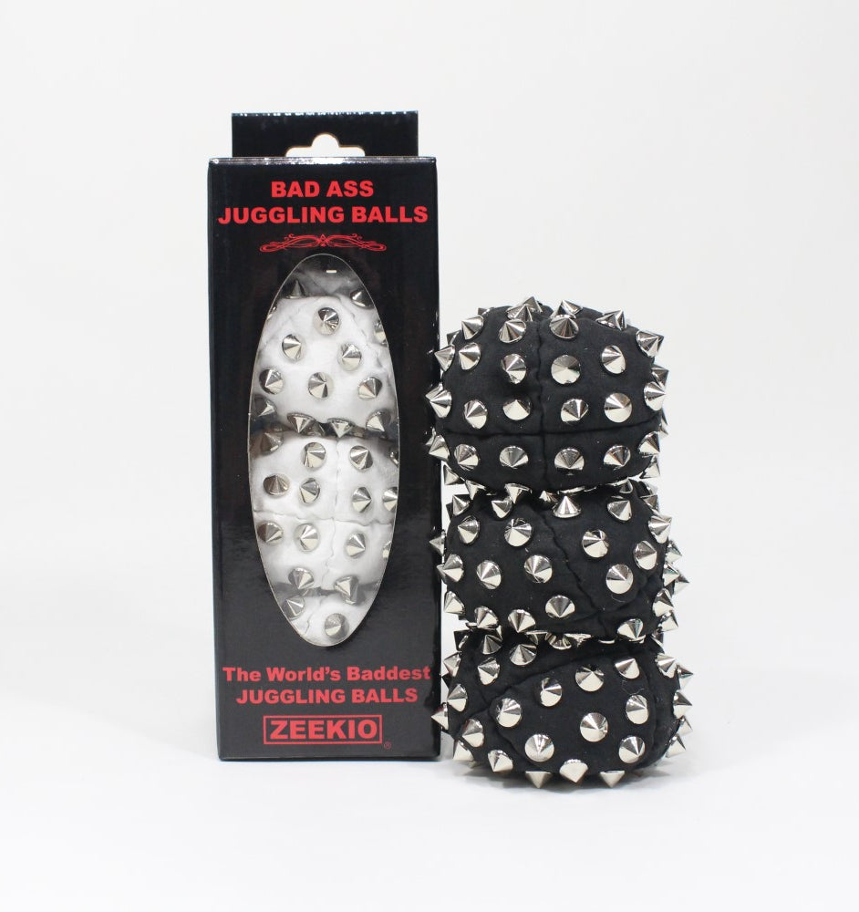 Zeekio Bad Ass Juggling Ball - Metal Studs on Eight Hand Sewn Panels