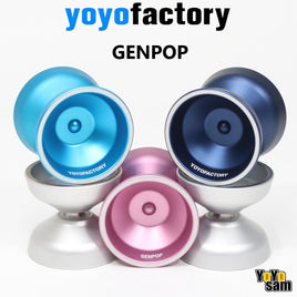 YoYoFactory GenPop Yo-Yo - Wide 7068 Aluminum Monometal YoYo