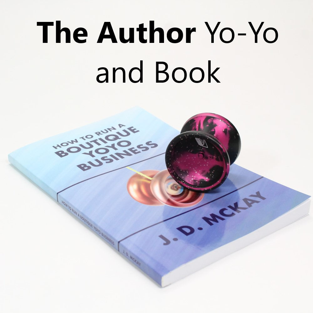 Rain City Skills The Author Yo-Yo - Powerful Light Weight YoYo - Includes J.D. McKay's Book “How to Run a Boutique Yoyo Business” - YoYoSam
