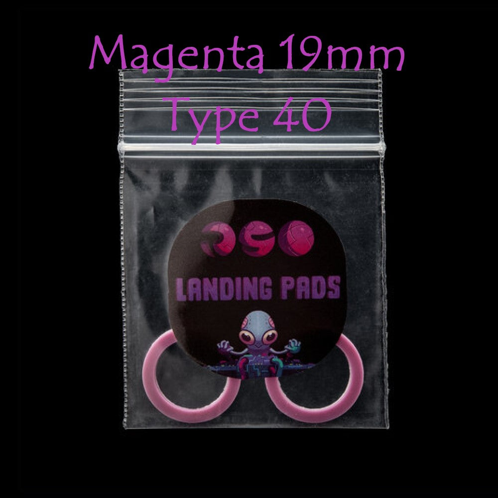 RSO Landing Pads -Yo-Yo Response Pad - 1 Pair - CLYW, D Size, 19mm - Many Styles! by Round Spinning Objects - YoYoSam