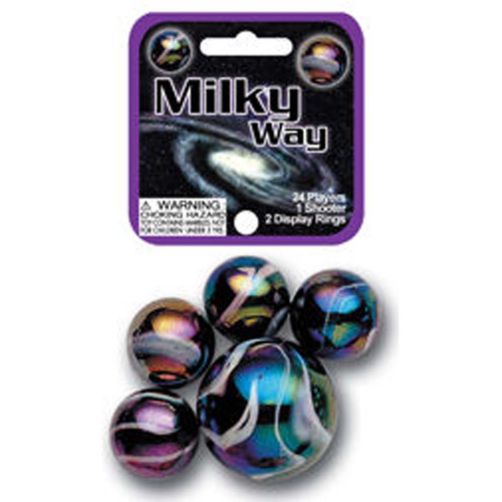 Mega Marbles Themed Marbles- 24 Player Marbles (5/8'') - 1 Shooter (1'')- - YoYoSam