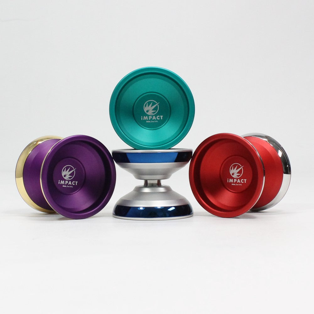iYoYo iMPACT Yo-Yo - 7075 Aluminum with Steel Ring Bi-Metal YoYo - YoYoSam