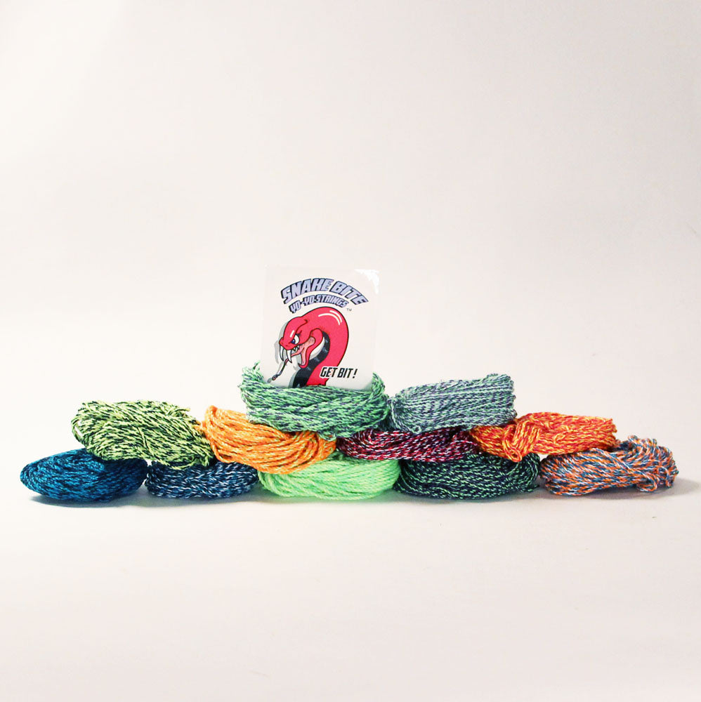 Snake Bite Yo-Yo Strings - 100% Polyester multi-color Yo Yo Strings - 10 pack - YoYoSam