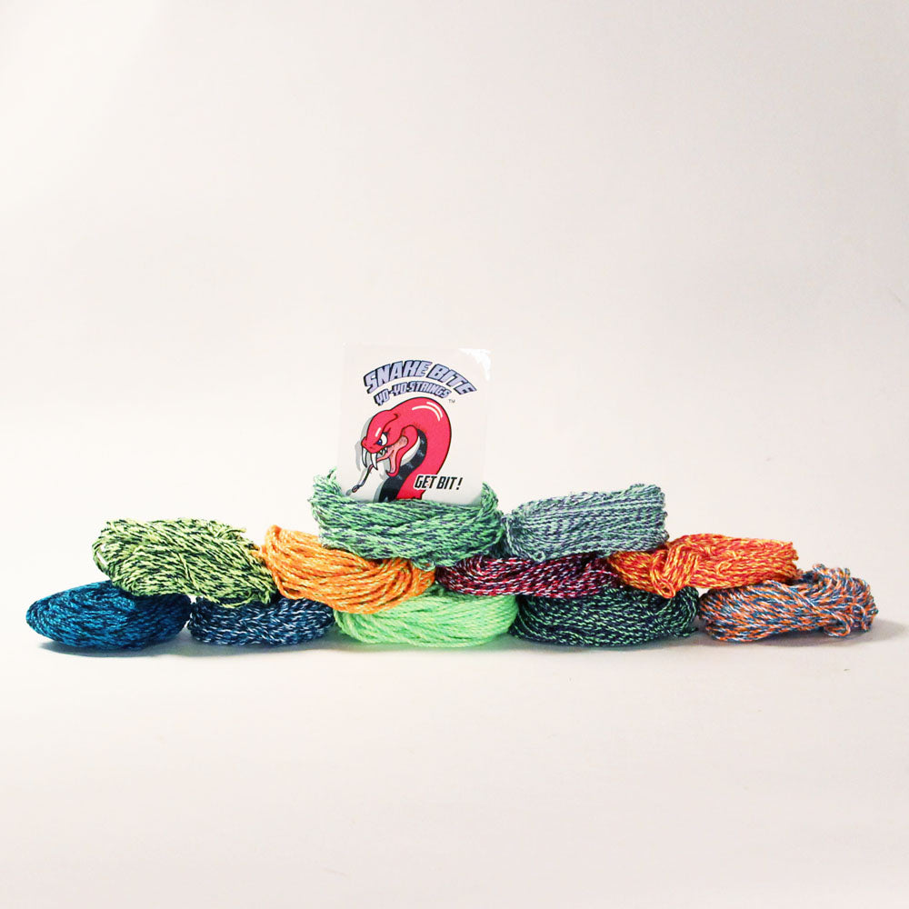 Snake Bite Yo-Yo Strings - 100% Polyester multi-color Yo Yo Strings - 10 pack - YoYoSam