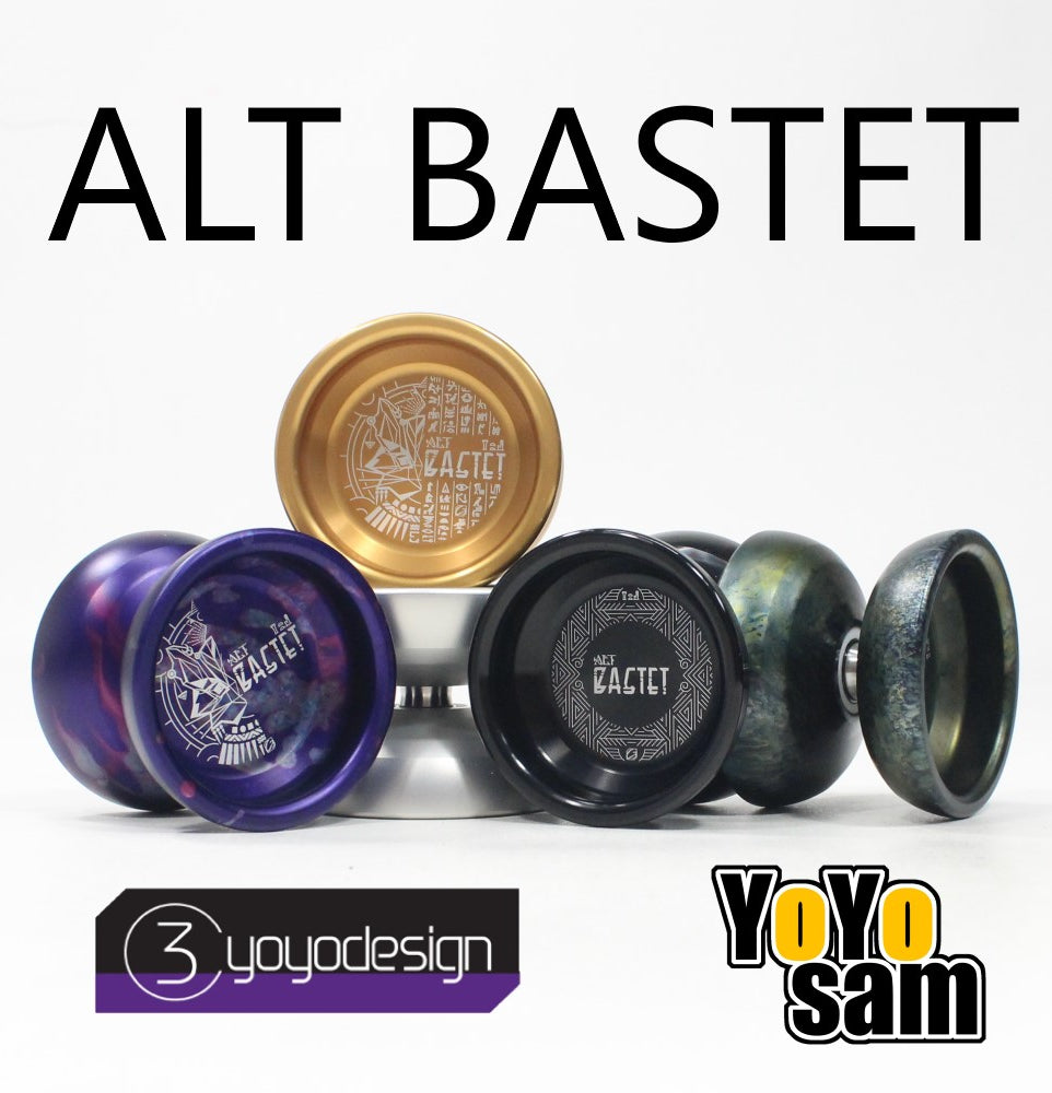 C3yoyodesign Alt Bastet Yo-Yo - 7075 Aluminum D-Size Bearing Organic YoYo