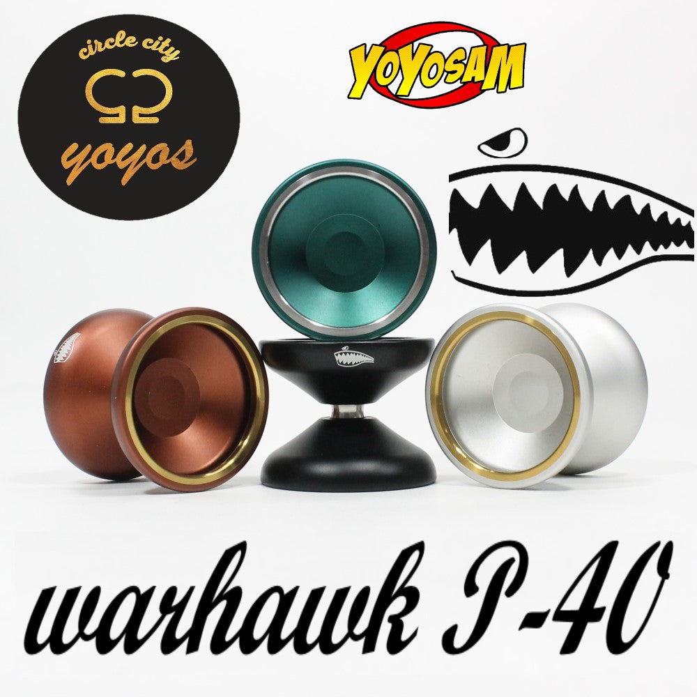 Circle City YoYos Warhawk P40 Yo-Yo - Bi-Metal YoYo - Many Extras - YoYoSam