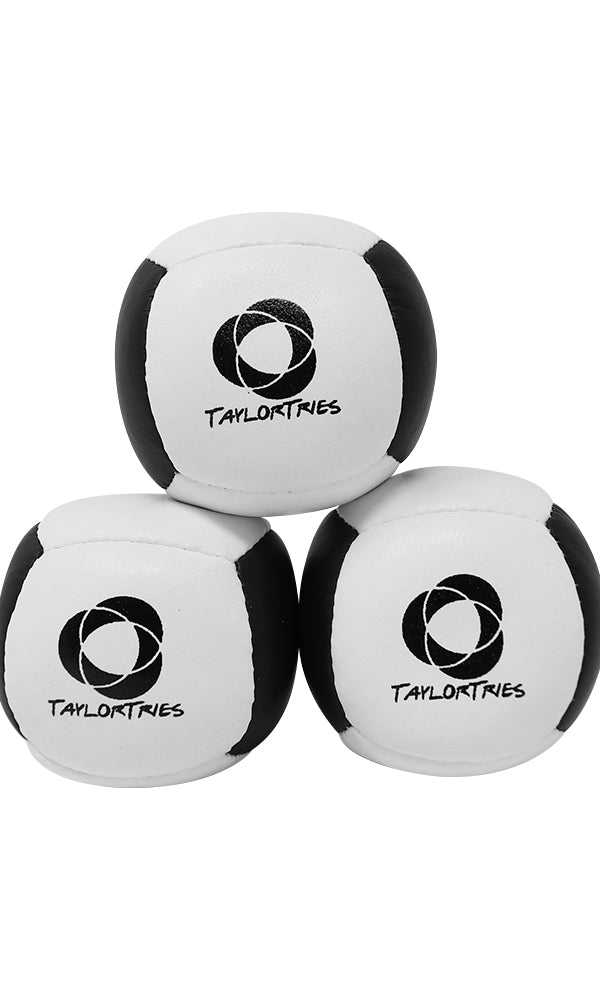 Taylor Tries Signature Beginner Juggling Ball Set - 6 Panel Ball - 110 grams 62mm - Set of 3