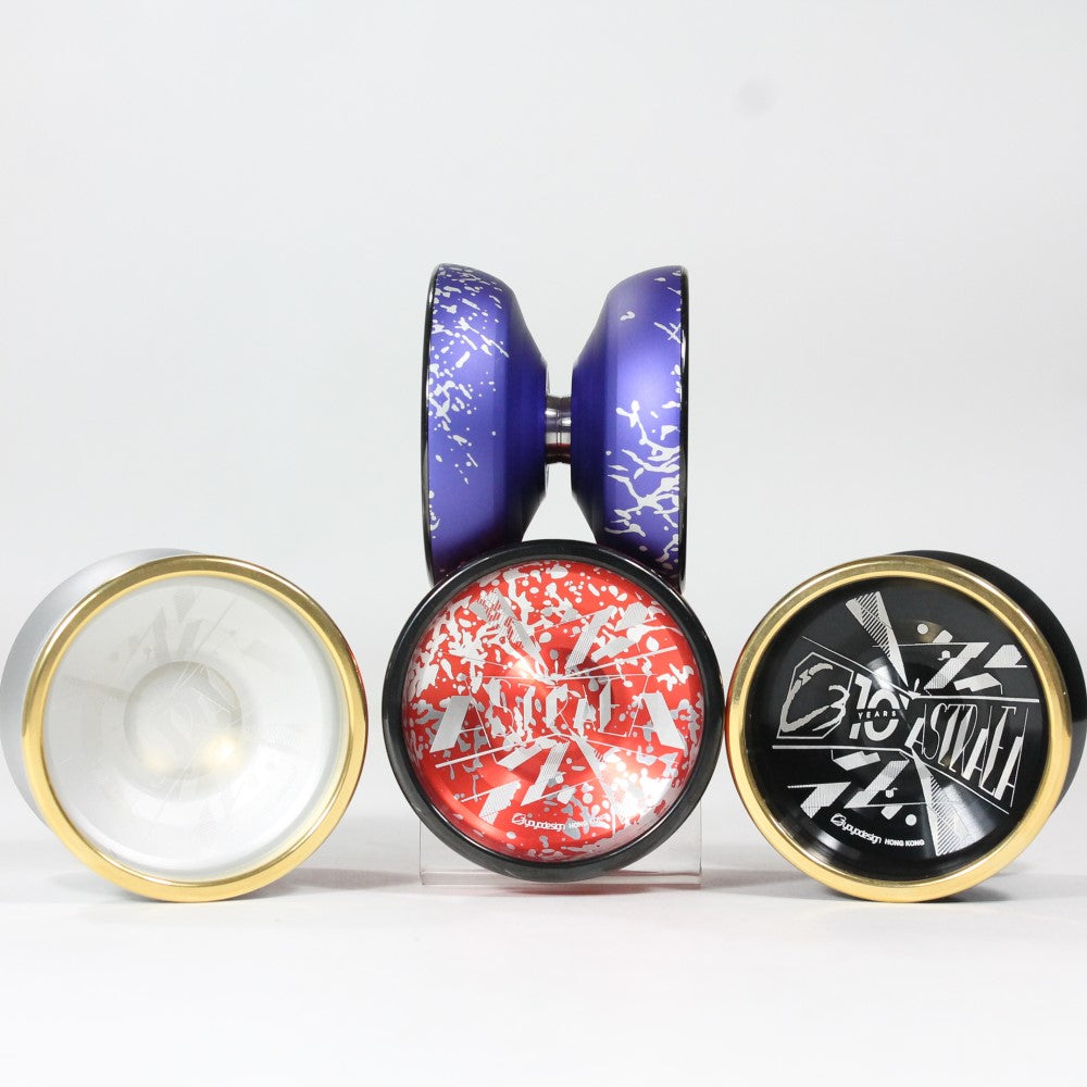 C3yoyodesign Astraea Yo-Yo - Bi-Metal YoYo - 6061 Aluminum with Stainless Steel Rims - YoYoSam