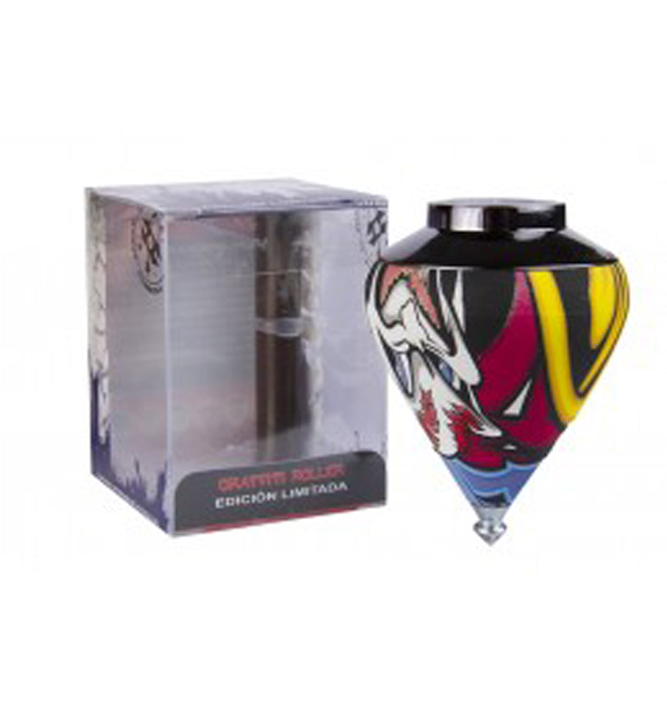 Trompos Space Graffiti Roller Spin Top- Bearing Tip - Street Space Series- (Graffiti Patterns Slightly Vary) - YoYoSam