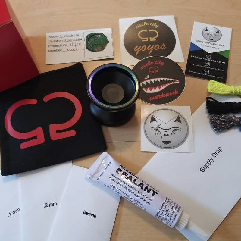 Circle City YoYos Warhawk P40 Yo-Yo - Bi-Metal YoYo - Many Extras - YoYoSam