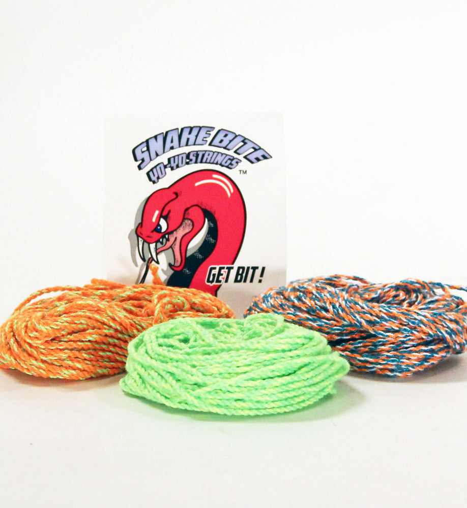 Snake Bite Yo-Yo Strings - 100% Polyester - 3/10 Pk-30 Strings Total - YoYoSam