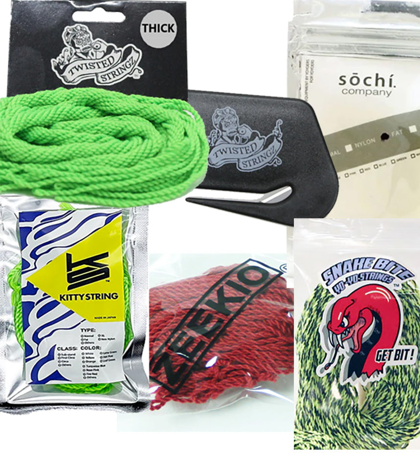 Sample Pack of our 5 most popular Yo-Yo Strings - Free string cutter